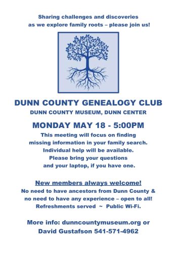 Genealogy May 2026